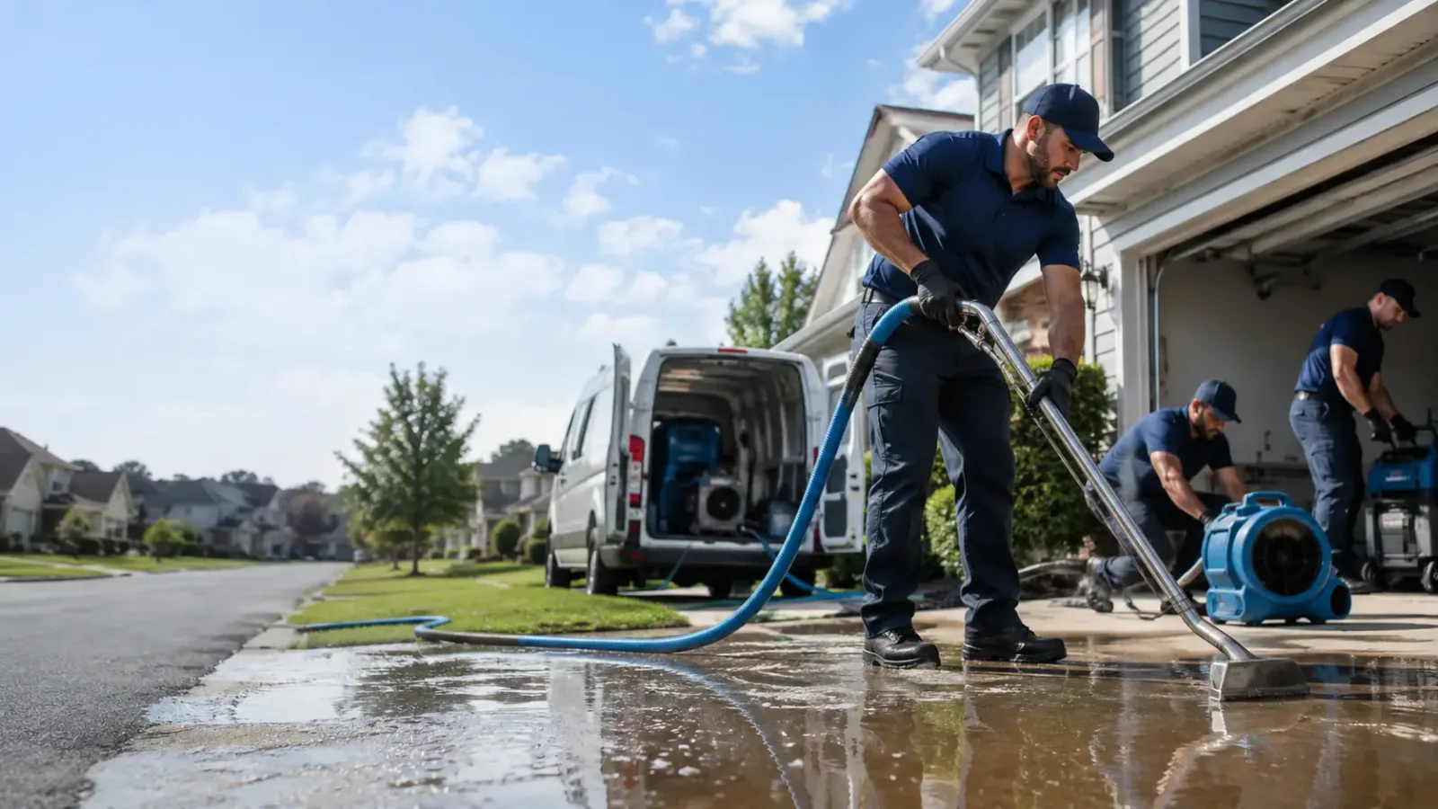 Flood Damage Restoration in El Paso, AR